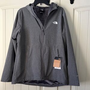 The North Face Shelbe Raschel Gray Heather Full-Zip Jacket XL